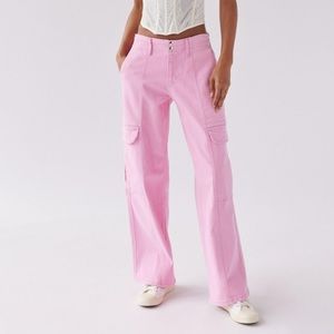 BDG RU Low-Rise Slouchy Skate Jean - Pink Denim